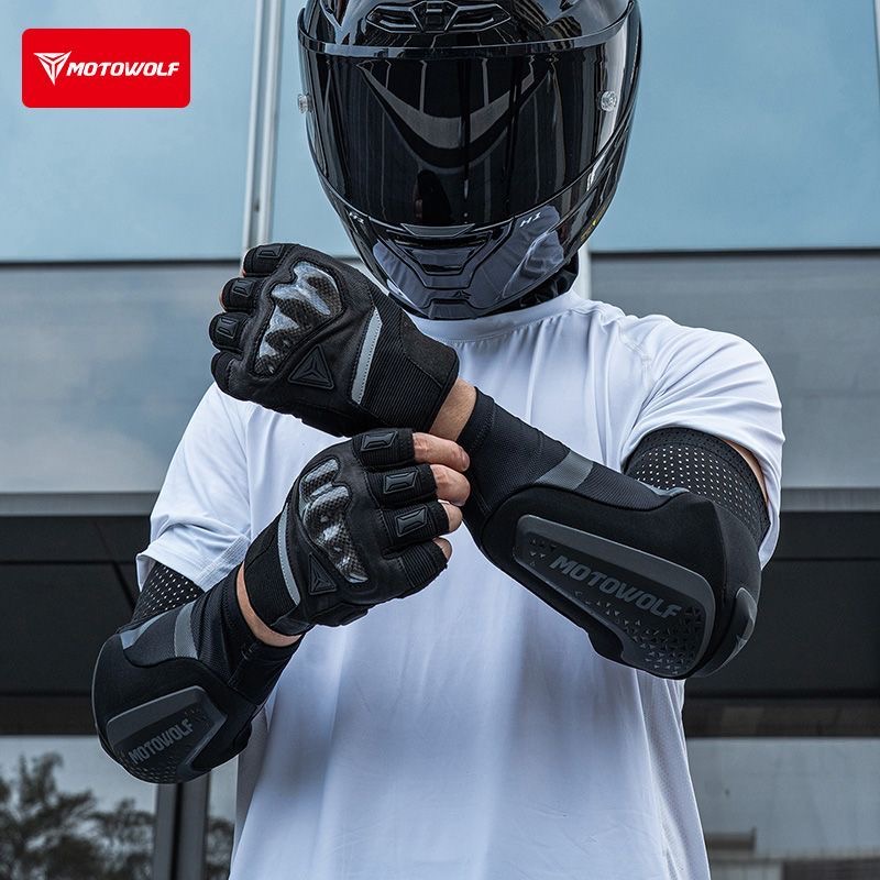 Mountain Biking Elbow Pads - แผ่นป้องกันข้อศอกสำหรับมอเตอร์ไซค์ ระบายอากาศได้ดี อุปกรณ์ป้องกันข้อศอกสำหรับจักรยานเสือภูเขา ปลอกแขนป้องกันข้อศอก อุปกรณ์ป้องกันสำหรับสเก็ตบอร์ด